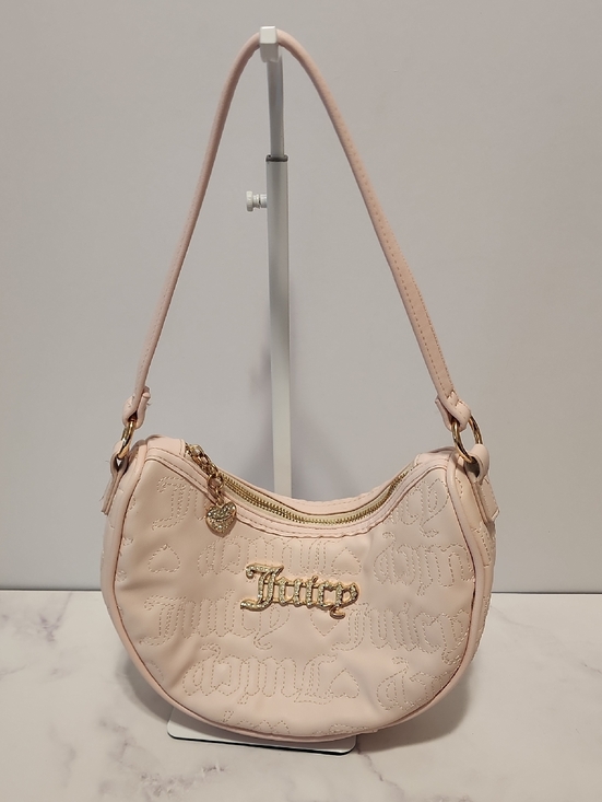 Juicy Couture Handbags - Juicy Couture Pale Pink Small Shoulder Bag